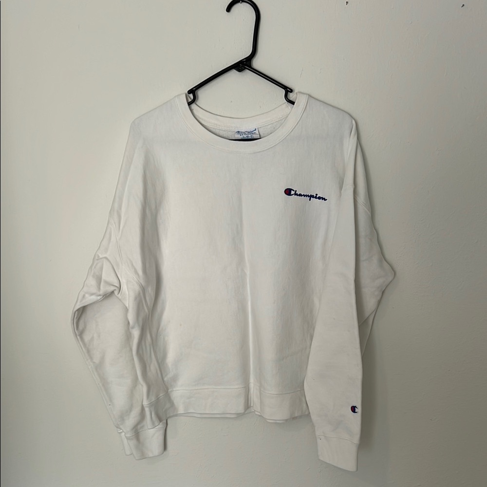 Champion White Sweatshirt